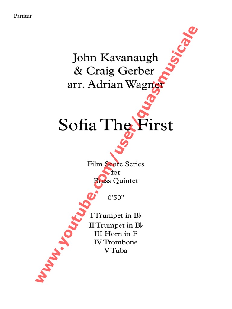 Arranged sheet music for Disney's Sofia the First featuring voice with piano accompaniment