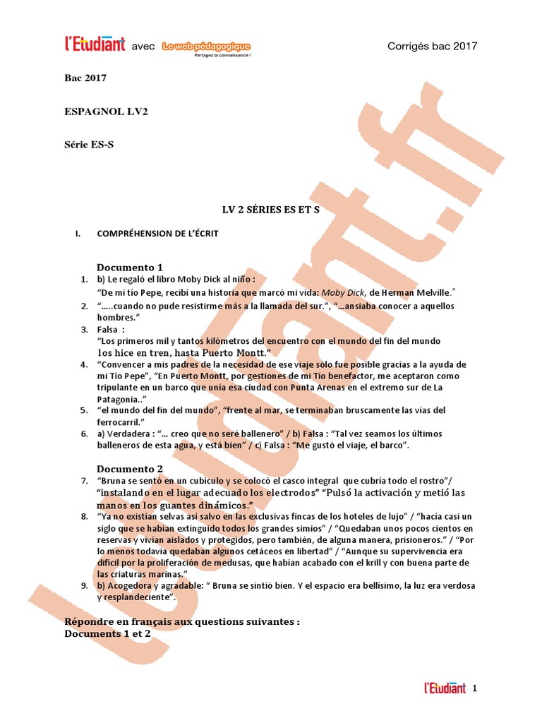 A Mi Me Encanta 3ème Corrigés Pdf