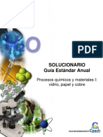 Solucionario Guía Práctica Procesos Químicos y Materiales I Vidrio Papel y Cobre 2013