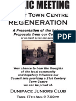 Town Centre Public Meeting A3 Poster