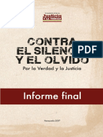 Contra El Silencio y El Olvido Por La Verdad y La Justicia PDF