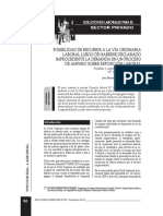 Posibilidad de Recurrir A La Vía Ordinaria 50-56