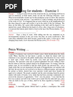 Précis Writing EXAMPE