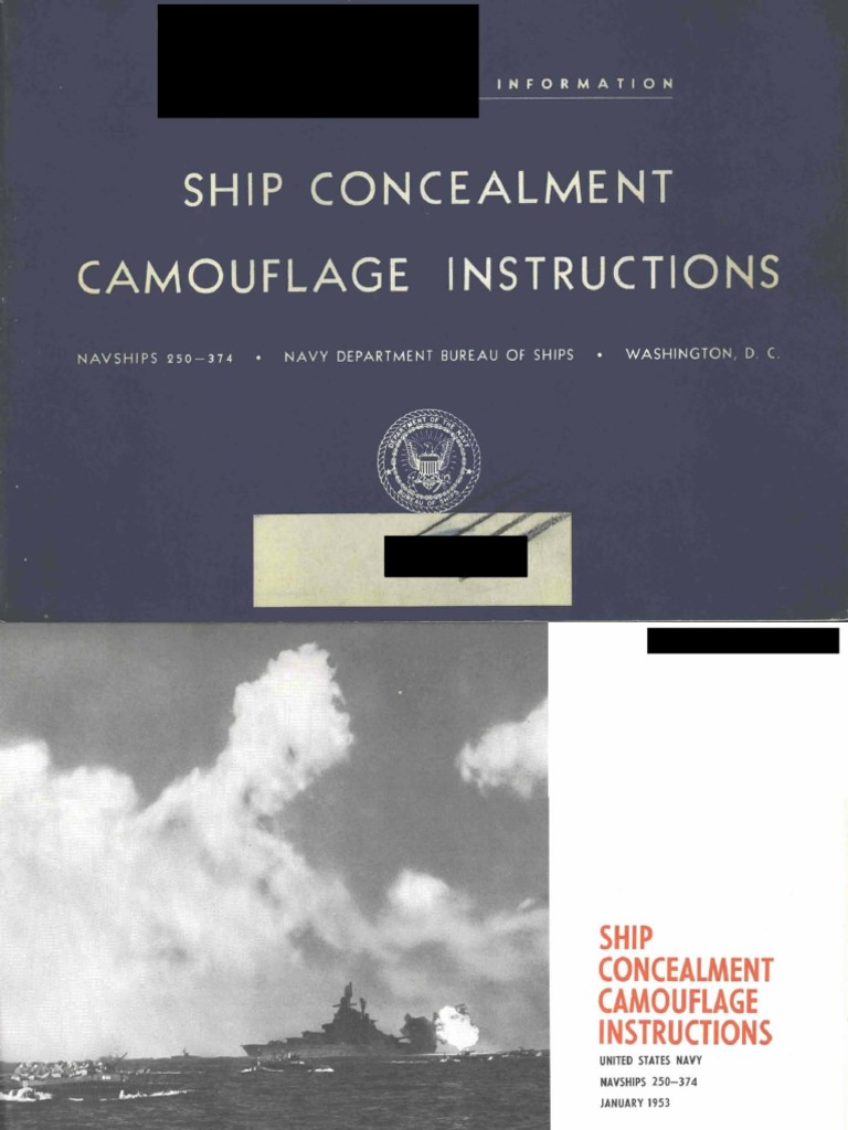 U.S.Navy Ship Color-Camo 1953 PDF | PDF | Ships | Sky