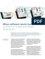 When Software Meets Hardware:: Excellence in Embedded-Software Development