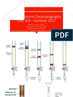 Lab 7: Column Chromatography CHE 203 - Summer 2017