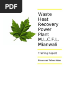 Download Waste Heat Recovery in Cement Industry at Mapl Leaf Cement Factory by Tafseer Abbas SN35192039 doc pdf