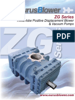 ZG Series Positive Displacement Blowers & Vacuum Pumps Specs