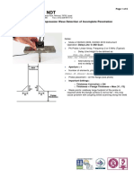 Fillet Tee Welds Incomplete Penetration Compression Wave