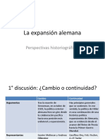 Discusiones Historiográficas - La Expansión Alemana