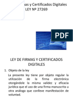 Ley de Firmas y Certificados Digitales LEY #-3