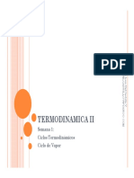 Termodinamica II - Semana 1 y 2