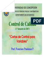 Cartas de Control para Variables