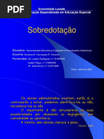 TRABALHO Sobredotação