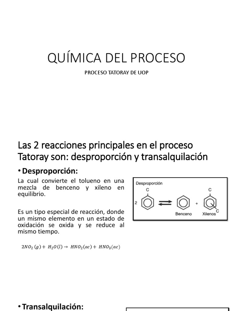 Química Del Proceso | PDF