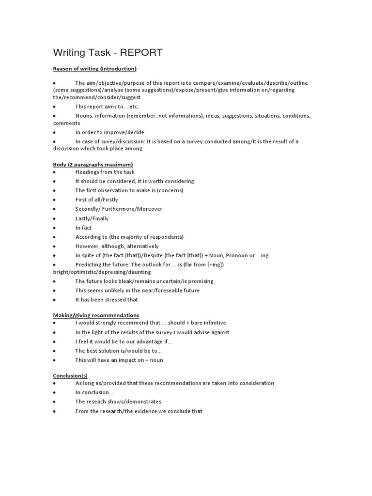 Report Writing Guide & Structure | PDF