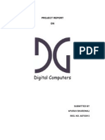 Digital Computers: Project Report ON