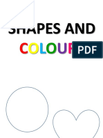 Shapes and Colours - 6º Ano