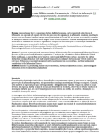 DataGramaZero - Revista de Ciência Da InfOrtega 2004 Relações Históricas Entre Biblioteconomia, Documentação e Ciência Da Informaçãoormação - Artigo 03