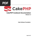 Cake PHP Cookbook