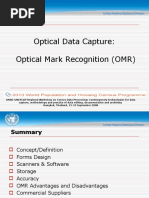 Optical Data Capture: Optical Mark Recognition (OMR)