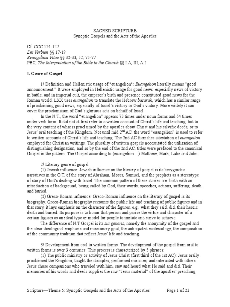 Which gospel was written first picture