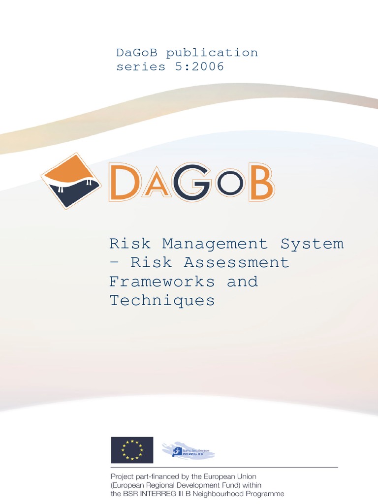Risk Management System-Risk Assessment Frameworks and Techniques PDF ...