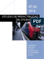 Estudio de Prefactibilidad