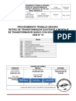 P-LNCIZNOM - 90 (REV 2) PEROCEDIMIENTO Montaje de Transformadores Con Grúa Horquilla