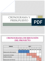 Cronograma y Presupuesto