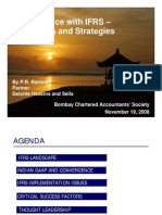 Convergence of IFRS - Challenges and Strategies