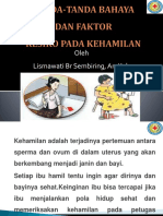 Power Point Tanda-Tanda Bahaya Dan Faktor Resiko Pada Kehamilan