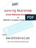 Banking Awareness Quick Reference Guide 2015