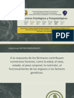 Factores fisiológicos y fisiopatológicos 