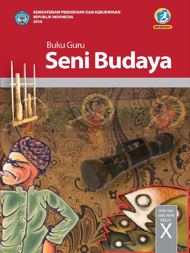 Kelas 10 SMA Seni Budaya Buku Guru 2016