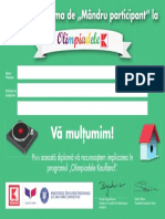 Diploma de Participant Kaufland PDF