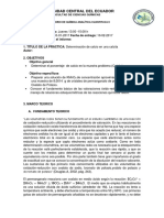 Informe Determinación de Calcio en Calcita