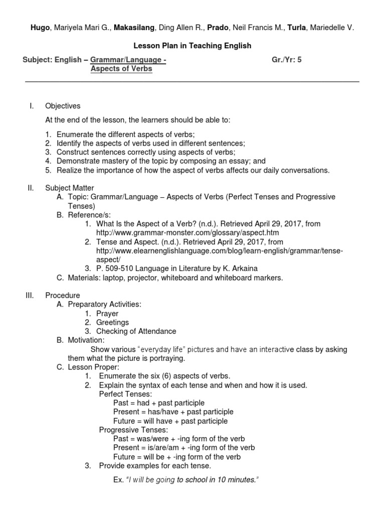 lesson-plan-aspects-of-verbs-perfect-grammar-grammatical-tense