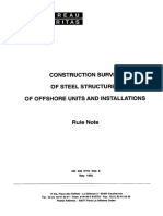 NR 426 - Construction Survey of Steel Structures of Offshore Units and Installations, Sec.1-3