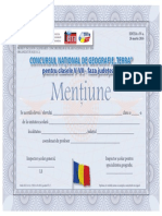 Diploma CNG Terra Mentiune