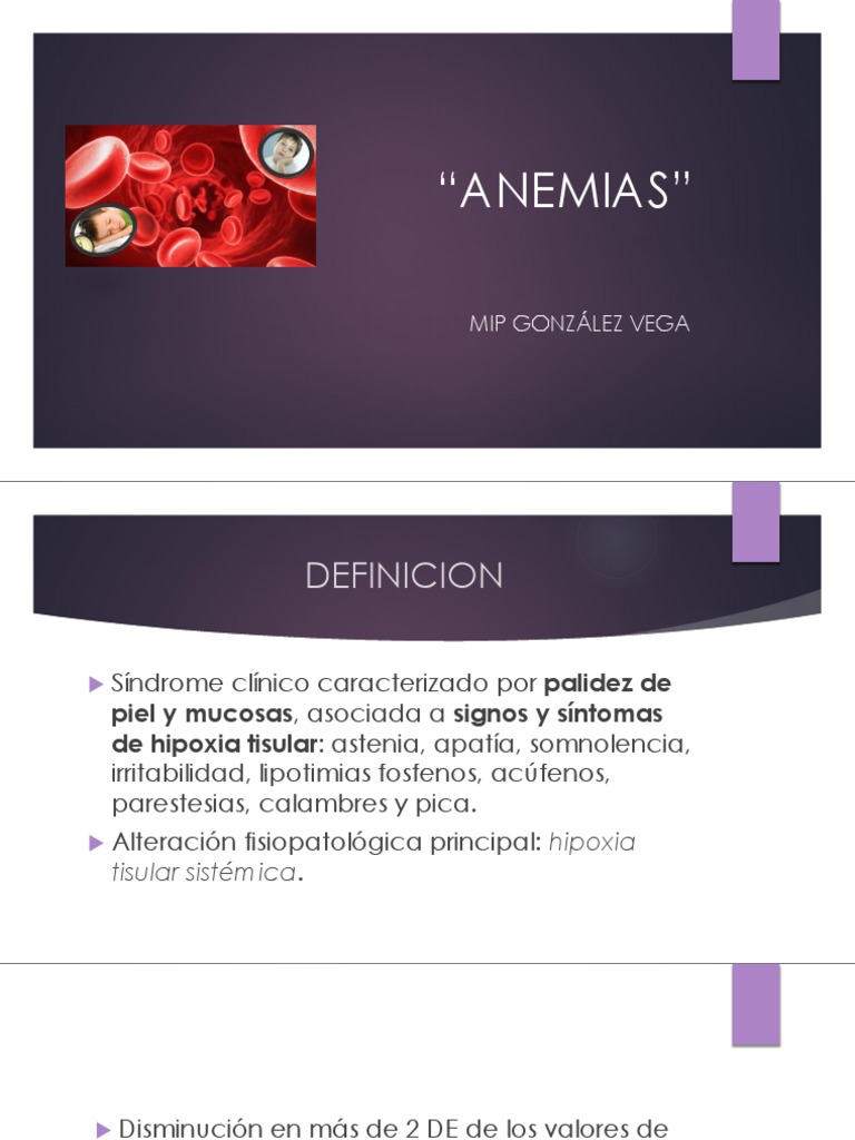 anemias pediatria.pptx | Anemia | Vitamin B12