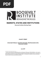 Markets, States and Institutions