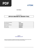 Epcos Magnetic Design Tool: SER Anual