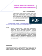 Analisis Comparativo Del Proceso Civil y Constitucional PDF