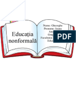 Referat Pedagogie Educatia Nonformala PDF