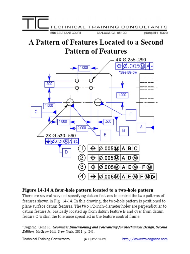 Features Located To A Pattern | PDF | Engineering Tolerance ...