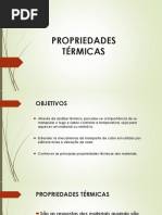 propriedades térmicas