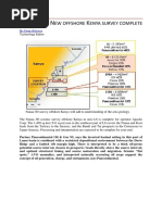 New Offshore Kenya Survey Complete