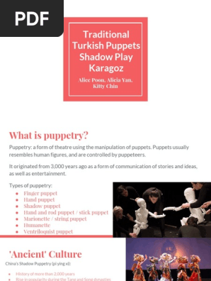 drama - what is a puppet-