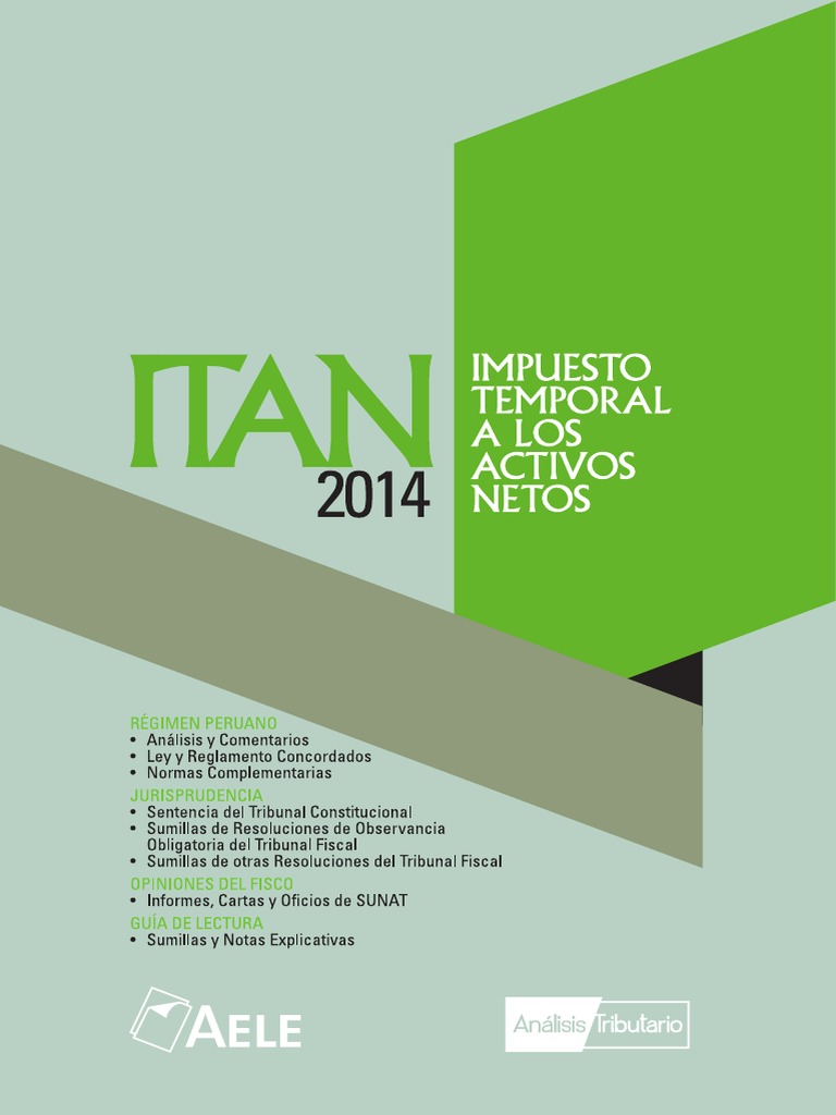 At - Itan 2014 | PDF | Impuestos | Impuesto sobre la renta